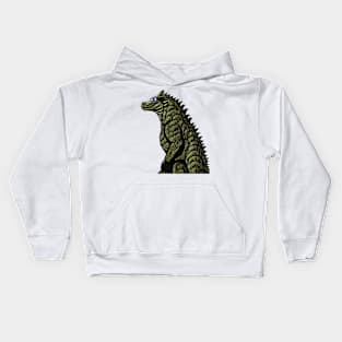 Retro Godzilla Kids Hoodie